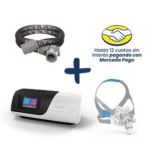 PACK PROMOCIONAL AUTOSET AIRSENSE 11  RESMED + MASCARA AIRFIT F30 RESMED
