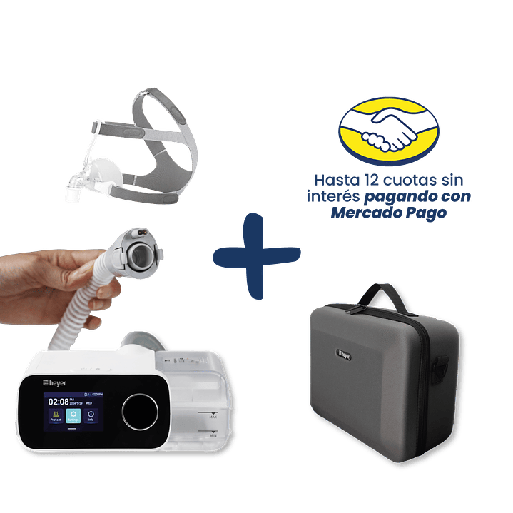 PACK PROMOCIONAL AUTO CPAP HEYER LUVAR E CON MASCARA NASAL HSINER 1