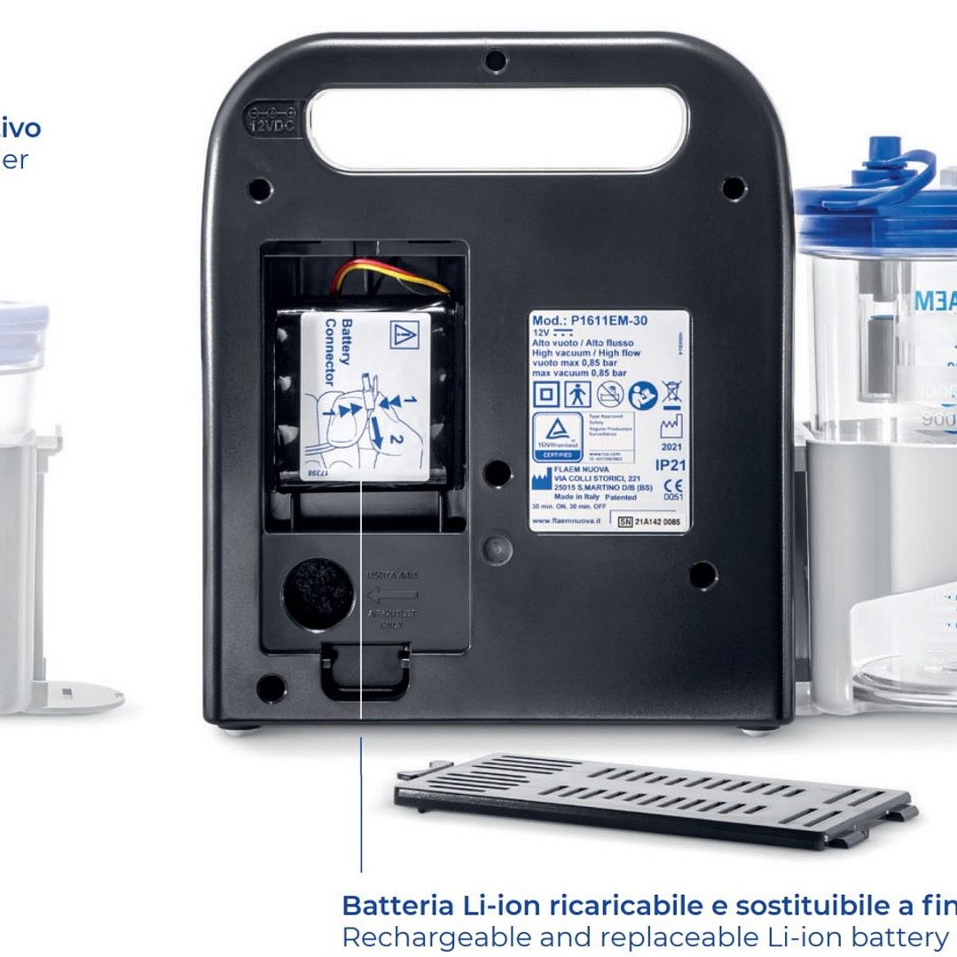 Bomba de Aspiración Portátil Aspira Go con Batería de 30 LPM 3