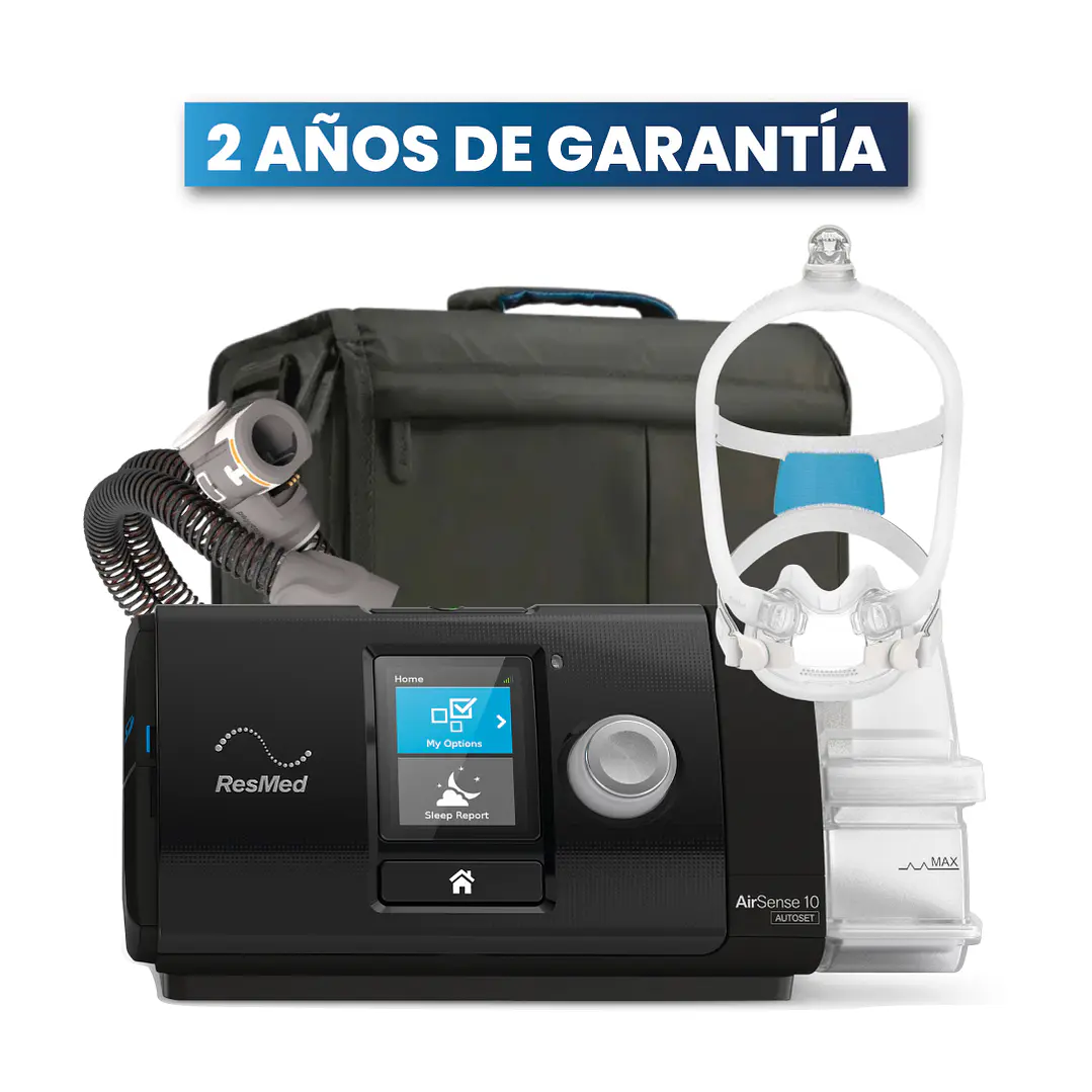 PACK PROMOCIONAL AUTOSET AIRSENSE S10 RESMED + MASCARA FACIAL F30I 1
