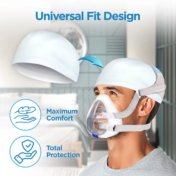 CPAPHERO cpaphat®  Protector de Cabeza y Cabello para CPAP | Pack 2 Unidades 7