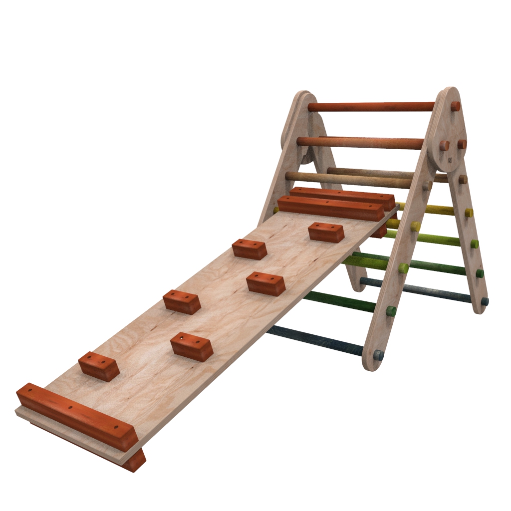 Triángulo de Escalada Grande Pikler – Juego Libre y Seguro