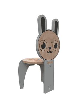 Silla para niños Craft Toys Modelo Conejo