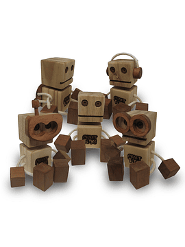 Set 5 WoodFriends CRAFTTOYS Natural