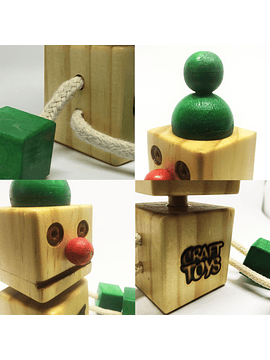 WoodFriend Payaso Verde