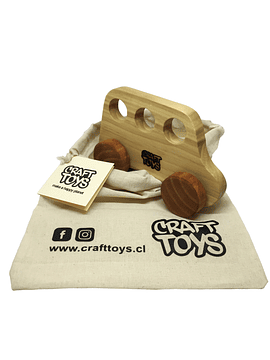 Bus CraftToys Natural