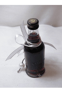 C15603 - Garrafa de vinho do porto decorada em prata com arame