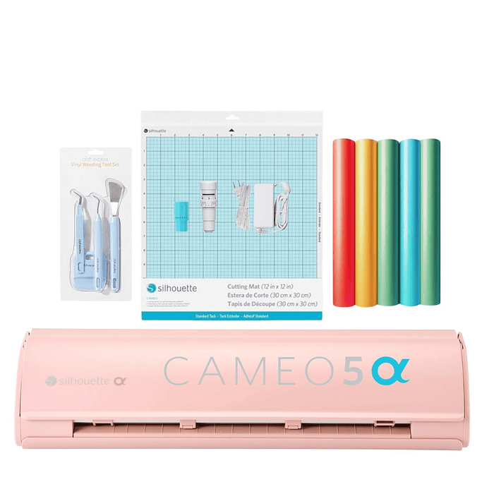 Kit inicio Silhouette CAMEO5α Pink (Alpha) PREVENTA 1