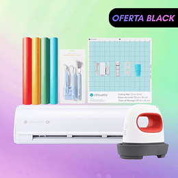 Kit inicio Silhouette CAMEO5α White (Alpha) + Plancha Mini 