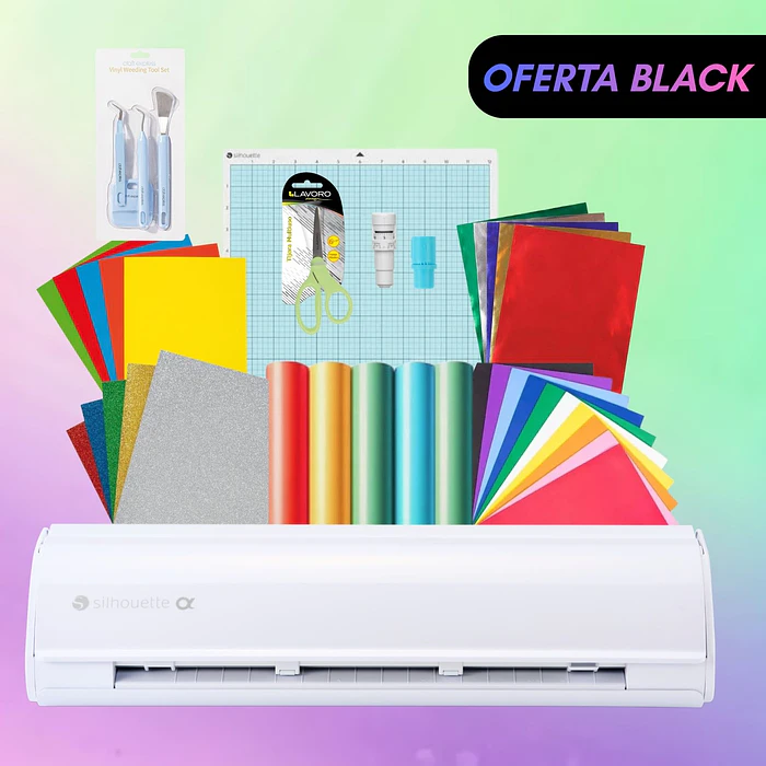 Kit Papelería Silhouette CAMEO5α White (Alpha)  1