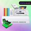 Kit inicio Silhouette Cameo 5α White + Impresora Brother + Estampadora 20cmX30cm 1