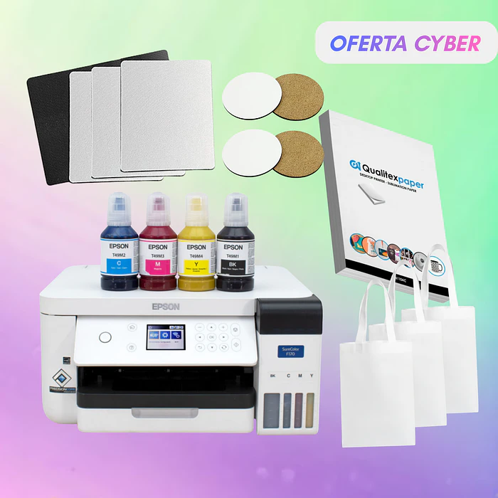 IMPRESORA EPSON F170 + KIT SUBLIMACION 1