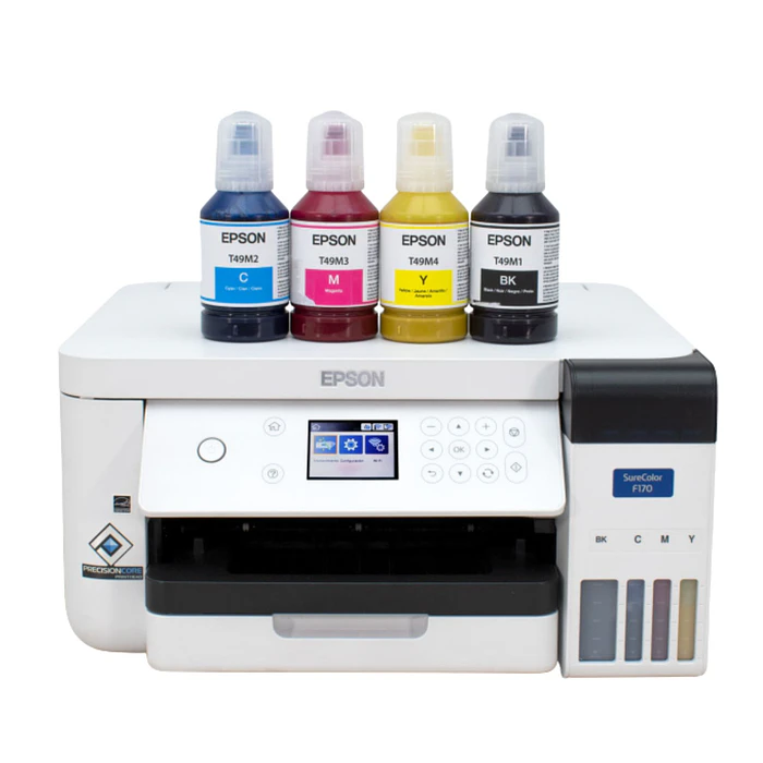 Impresora sublimación Epson F170 + 4 Tintas Sublimación 1