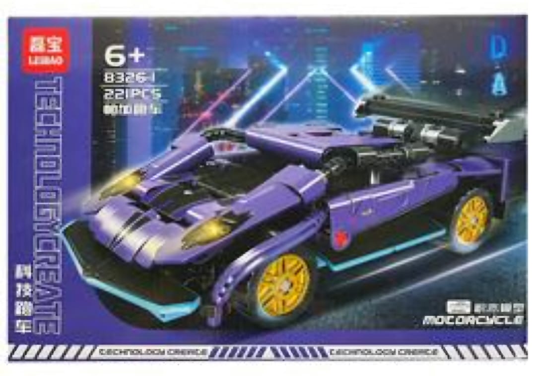 Lego Auto color morado