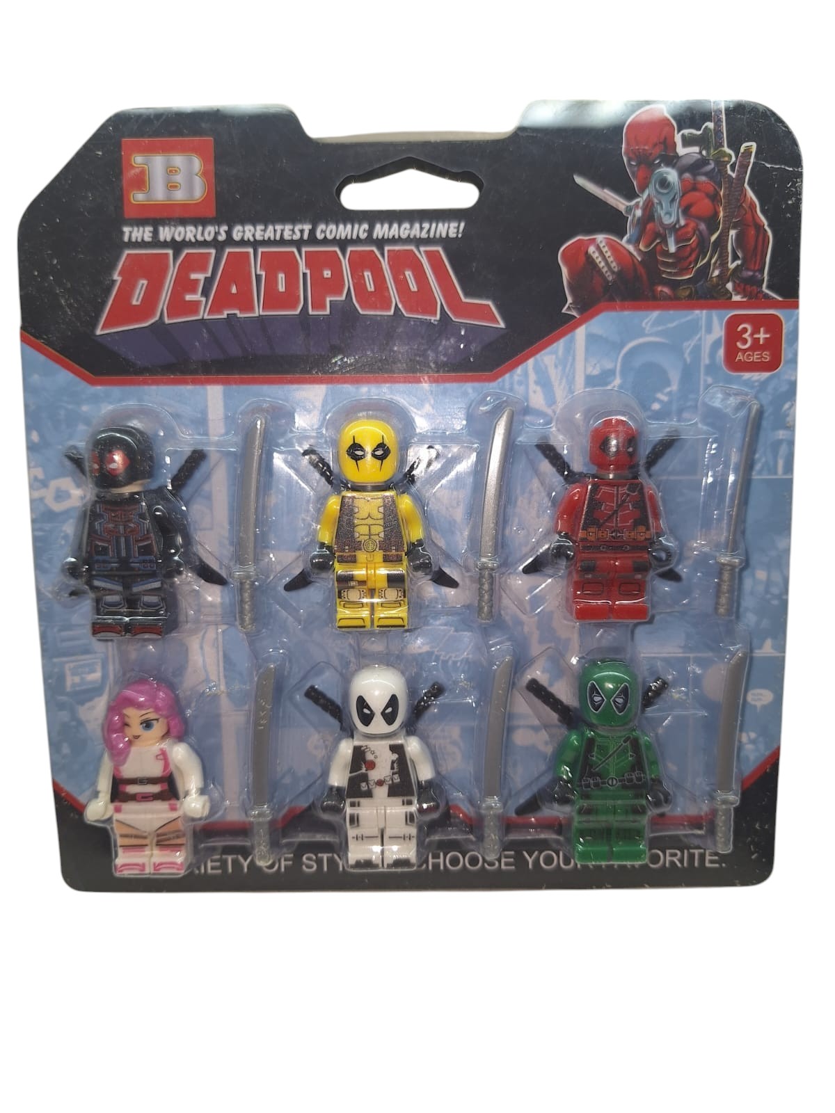 Set Mini Legos y/o Bloques Deadpool