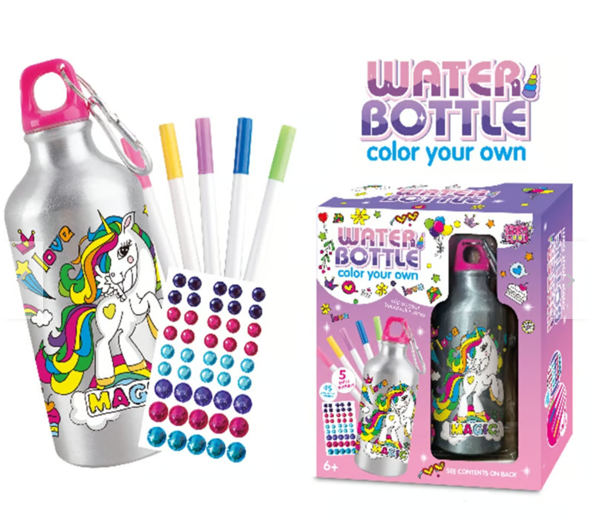 Botella Decora Unicornio