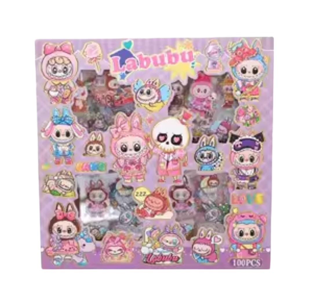 Stickers Labubu 100pcs