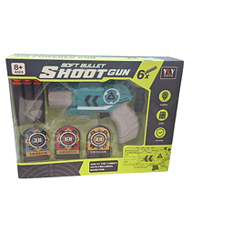 Pistola Lanza Dardos Hidrogel - Shoot Gun 4pcs