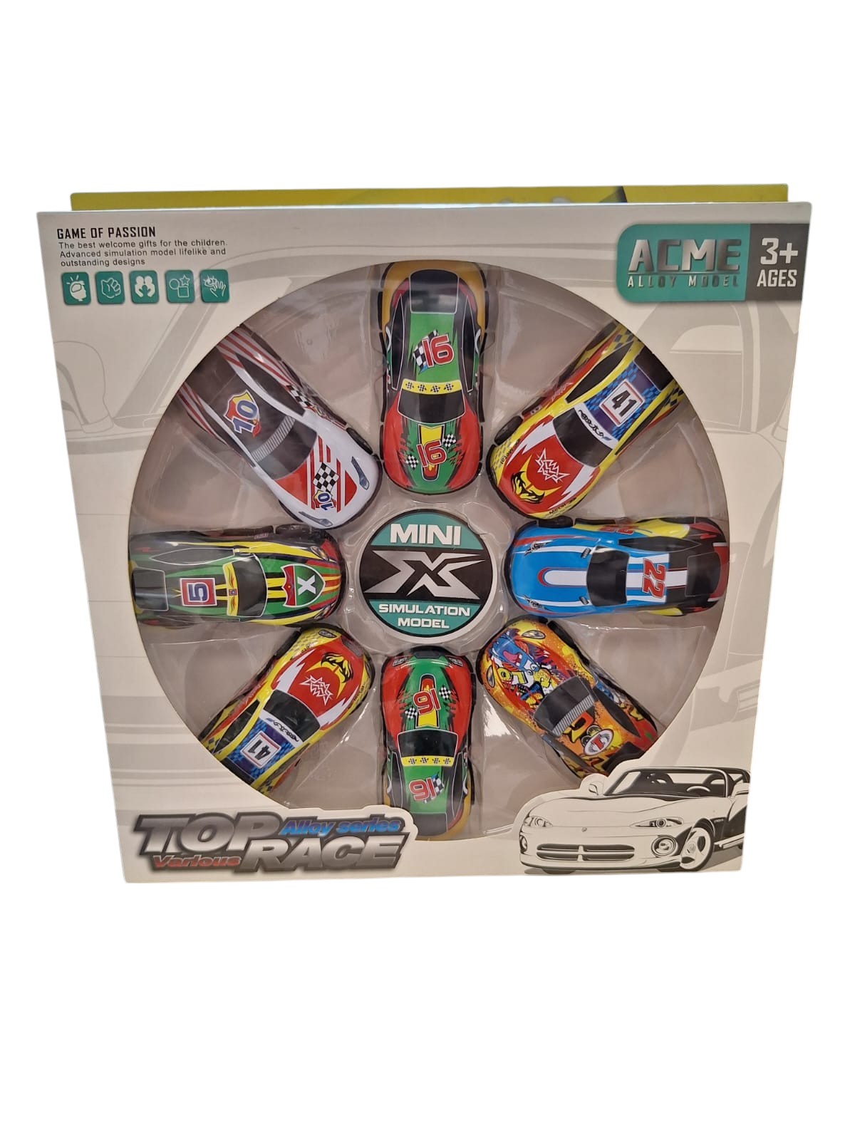 Autitos Top Race 8pcs
