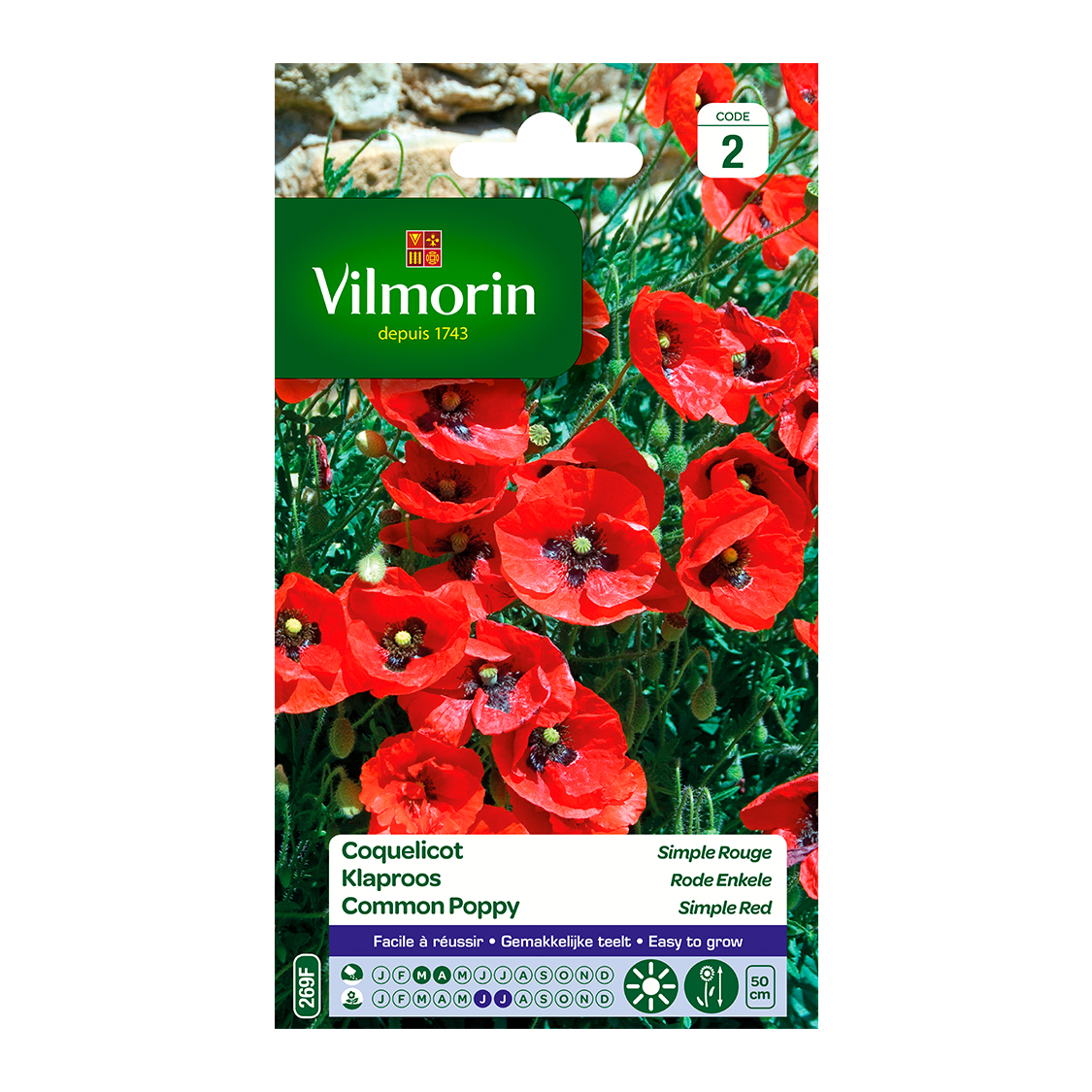 Semillas Amapola Roja Silvestre