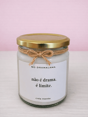 não é drama. é limite.