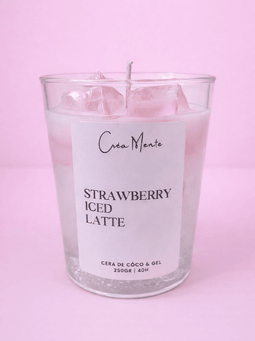 Strawberry Iced latte 1