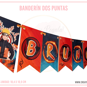Banderín Naruto