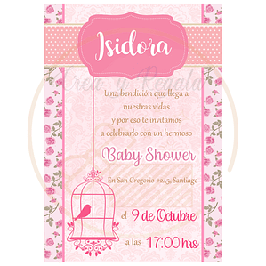 Invitación Pajarito