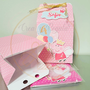Caja cumpleaños Peppa Pig