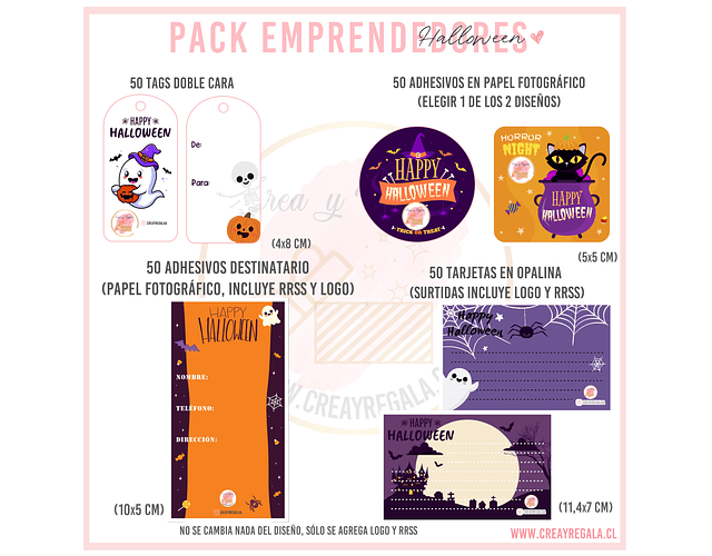 Pack Emprendedores Halloween