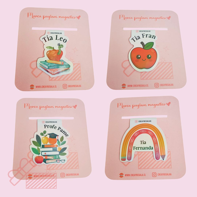 Marcapáginas imantado docente 2