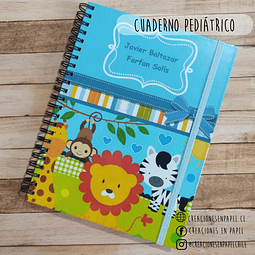 Cuaderno Pediátrico Safari Bebé