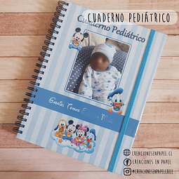 Cuaderno Pediátrico Mickey bebé