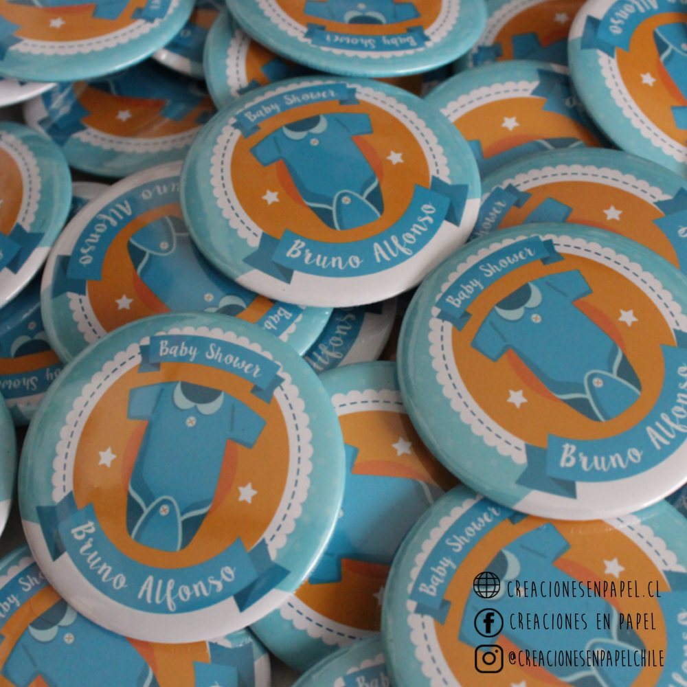 50 Chapitas Imán Personalizadas