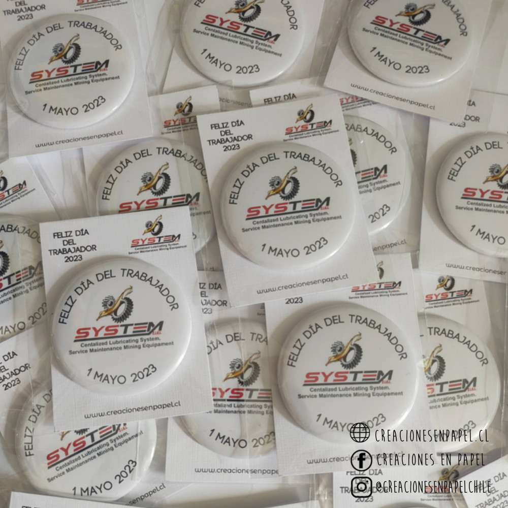 12 Chapitas Imán Personalizadas