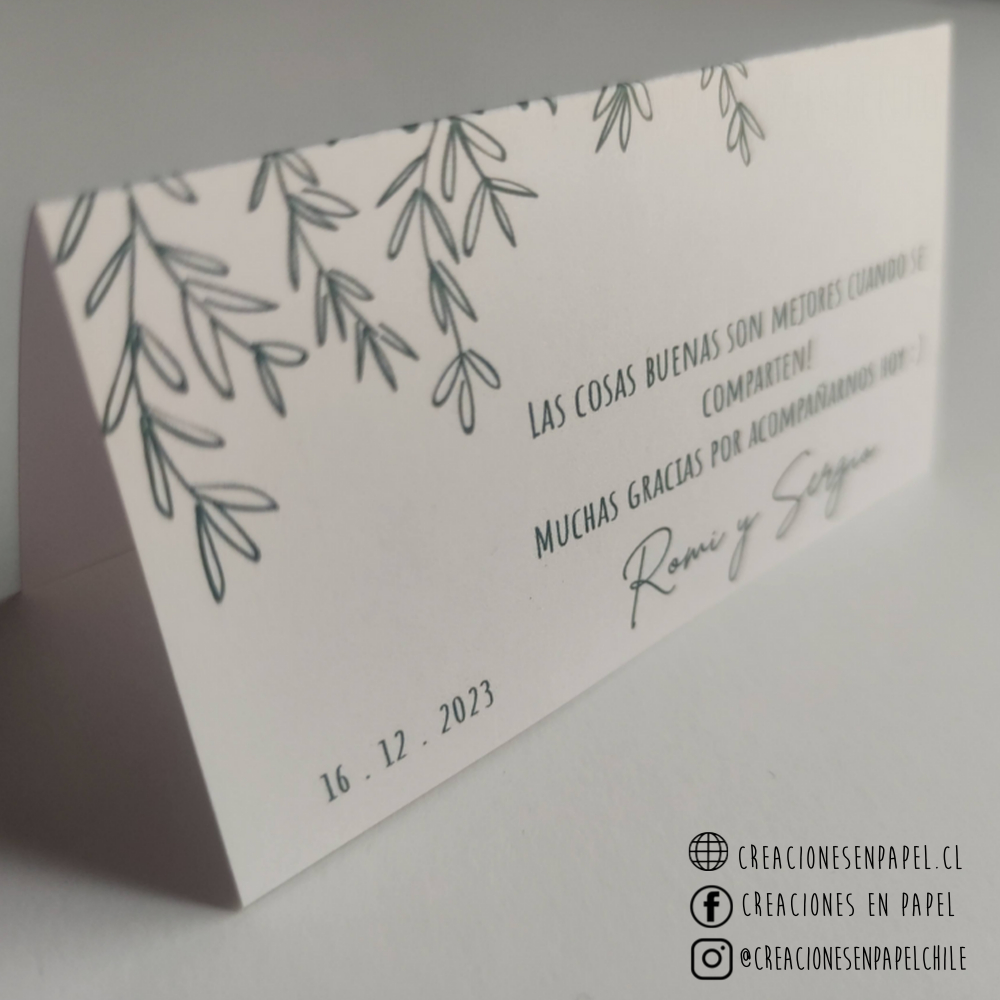 50 TARJETAS AGRADECIMIENTO - FLORES - SIN EXTRAS - PINCHA FOTO PARA MAS INFO