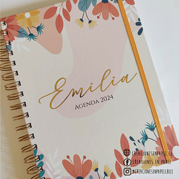 Agenda Personalizada Planner 2024 Floral #1