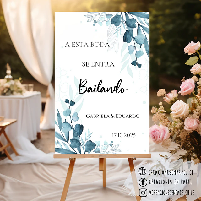 Letrero de Bienvenida