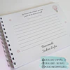 Libro para dedicatorias de Baby Shower