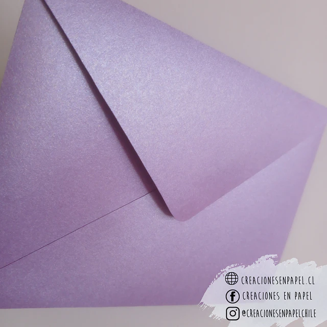 Sobre Violeta Perlado 19x13 cm
