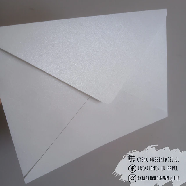 Sobre Blanco Perlado 19x13 cm