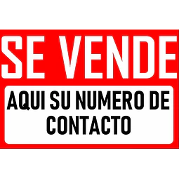 Letrero "SE VENDE" Adhesivo