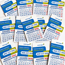 100 Calendarios Magnéticos 2026-2027