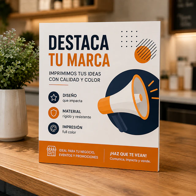 Parante Publicitario de Sobremesa