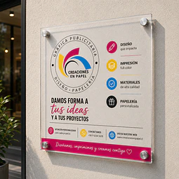 Gráfica en Acrílico para Muro