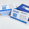 100 Tarjetas De Presentación + Laminado 