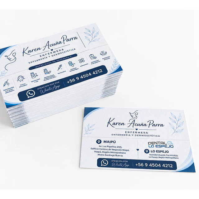 500 Tarjetas De Presentación + Laminado