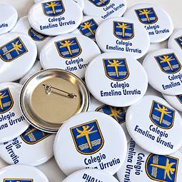 50 Chapitas Alfiler Personalizadas