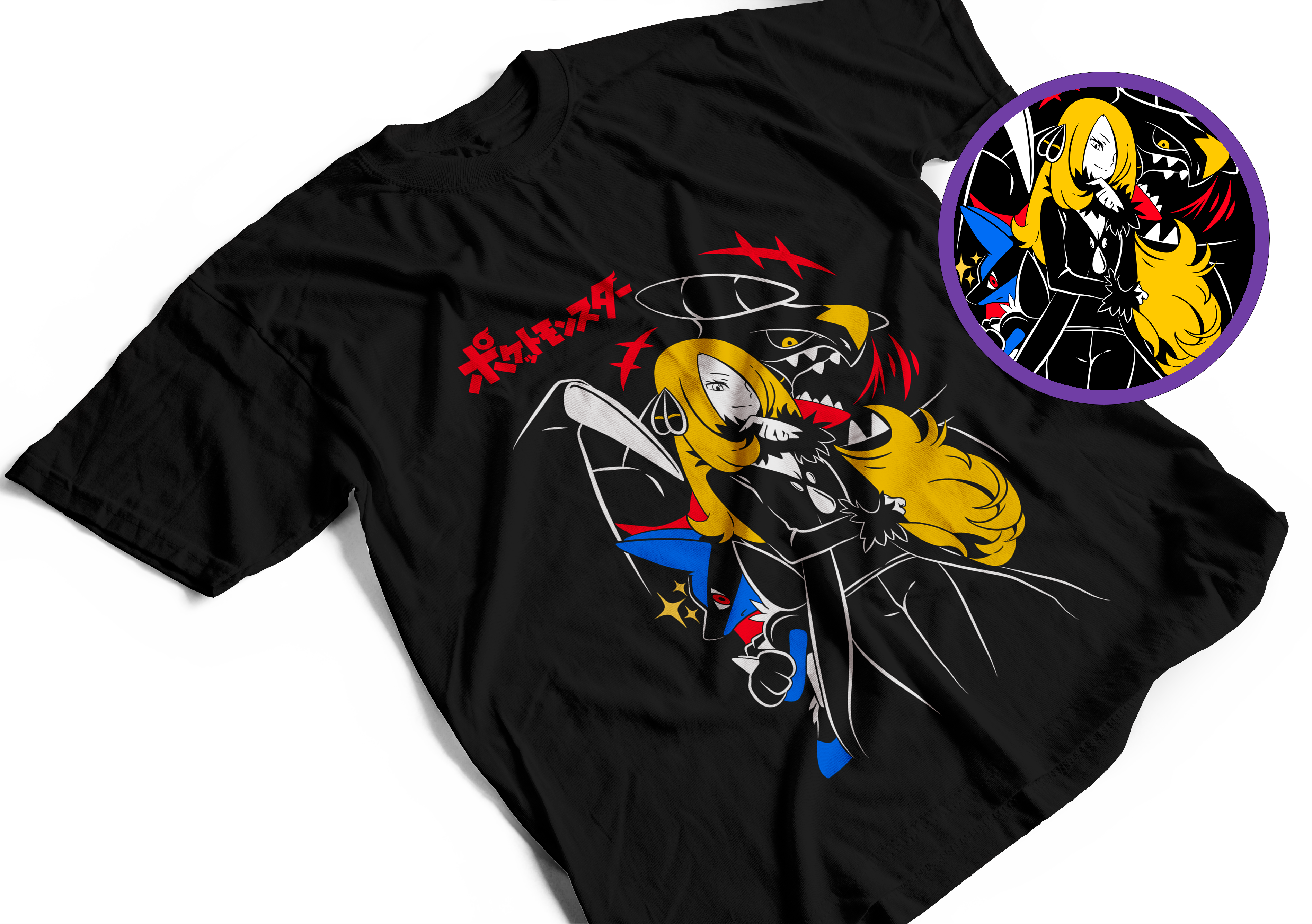 CYNTHIA & GARCHOMP-POKÉMON 1