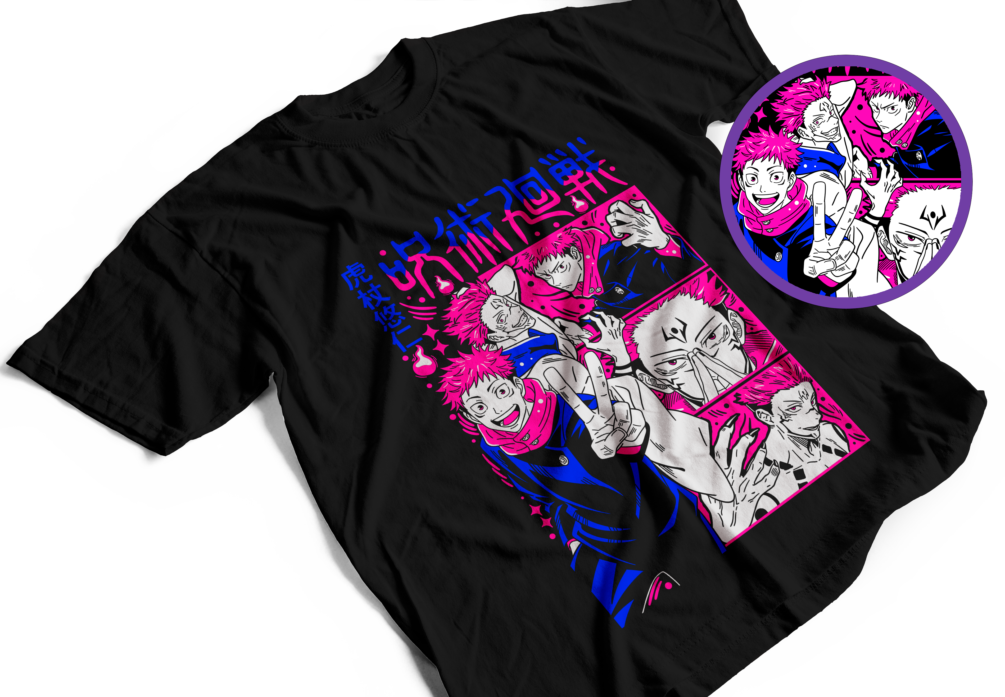 YUJI ITADORI & SUKUNA-JUJUTSU KAISEN 1